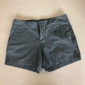 Columbia plaid shorts